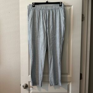 Lou & Grey Crosshatch Softstretch Linen Pants